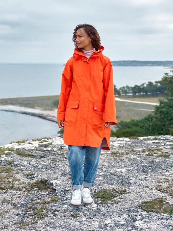 Women Adria Parka Clay Beige Didriksons Spring Jackets