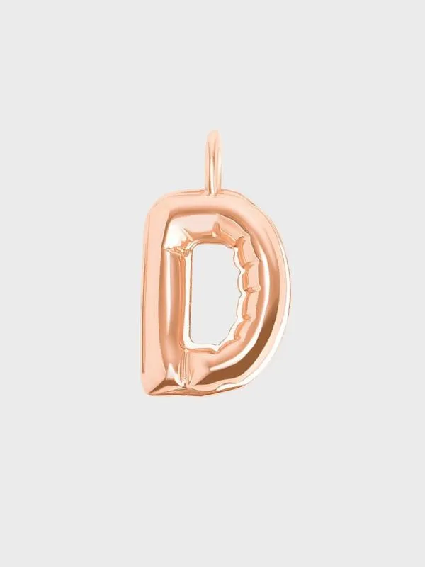 Women Alphabet 039D039 Charm 8211 Rose Gold CHARLES and KEITH Charms