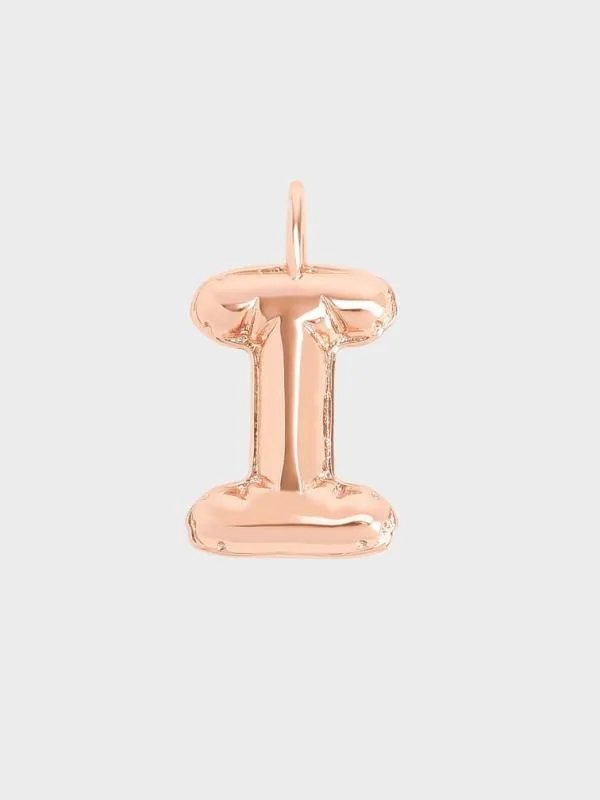 Women Alphabet 039I039 Charm 8211 Rose Gold CHARLES and KEITH Charms