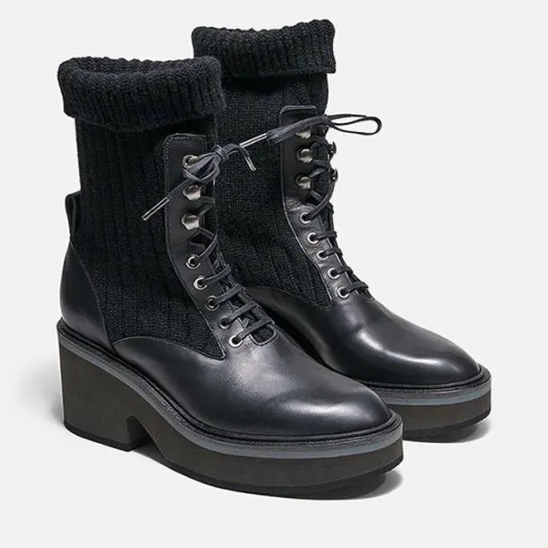 Women ANCEL Black Clergerie Ankle Boots