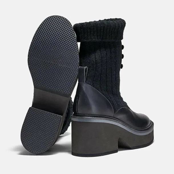 Women ANCEL Black Clergerie Ankle Boots