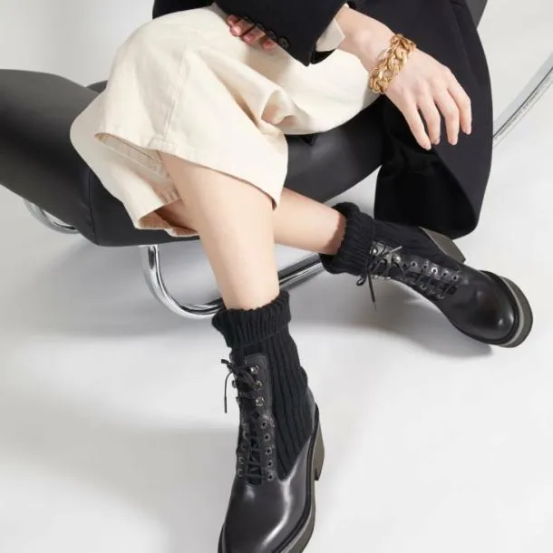 Women ANCEL Black Clergerie Ankle Boots