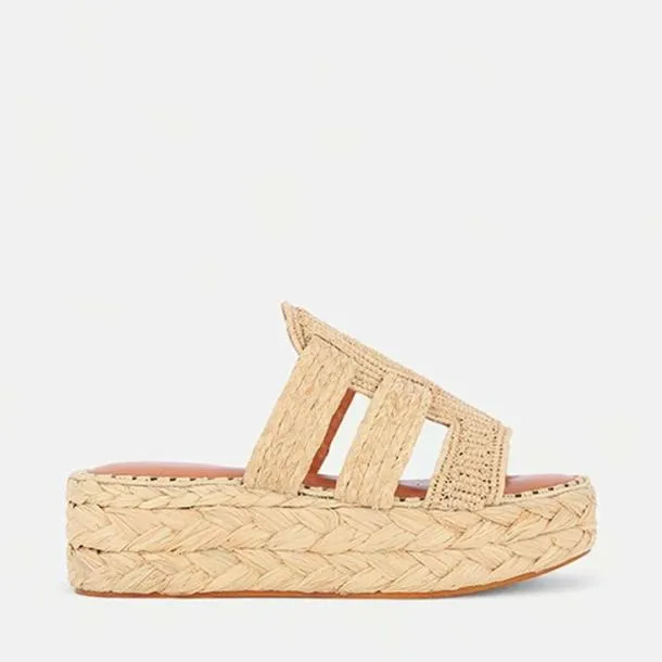 Women ARALIA Raffia Natural Clergerie Sandals