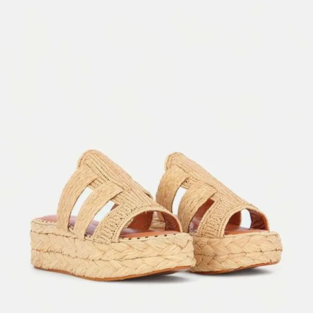 Women ARALIA Raffia Natural Clergerie Sandals