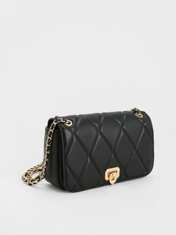 Women Arwen DiamondQuilt Shoulder Bag 8211 Black CHARLES and KEITH Shoulder Bags Women Arwen DiamondQuilt Shoulder Bag 8211 Black CHARLES and KEITH Shoulder Bags