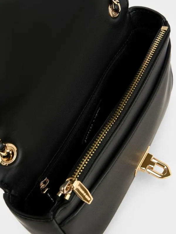 Women Arwen DiamondQuilt Shoulder Bag 8211 Black CHARLES and KEITH Shoulder Bags Women Arwen DiamondQuilt Shoulder Bag 8211 Black CHARLES and KEITH Shoulder Bags