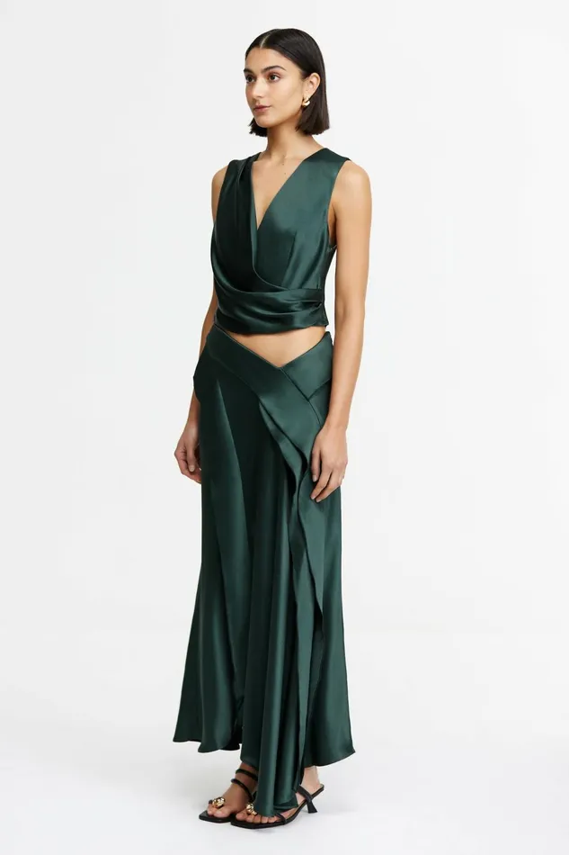 Women ASNEY TOP Deep Olive Acler Tops