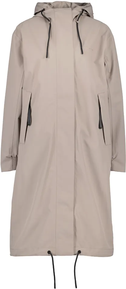 Women Astrid Parka Long Ash Brown Didriksons Spring Jackets
