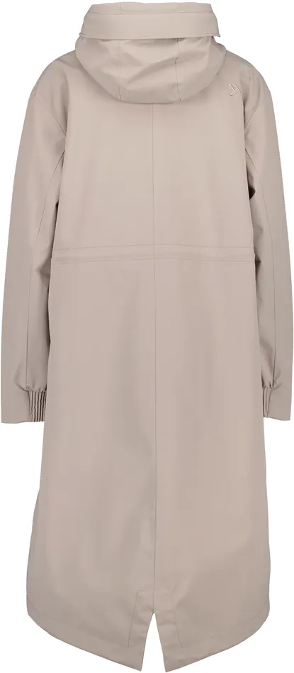 Women Astrid Parka Long Ash Brown Didriksons Spring Jackets