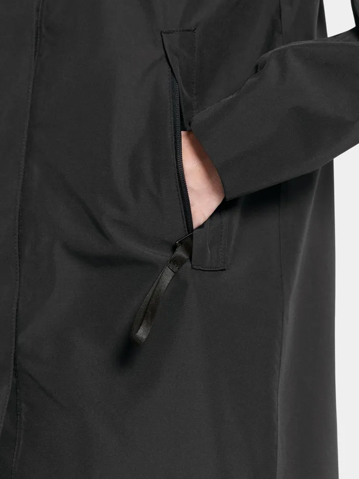 Women Astrid Parka Long Black Didriksons Spring Jackets