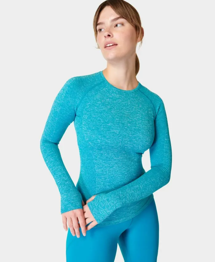 Women Athlete Seamless Gym Long Sleeve Top Future Blue Sweaty Betty Long Sleeve Tops Women Athlete Seamless Gym Long Sleeve Top Future Blue Sweaty Betty Long Sleeve Tops