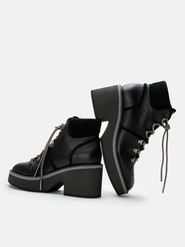 Women ATLAS Black Clergerie Ankle Boots