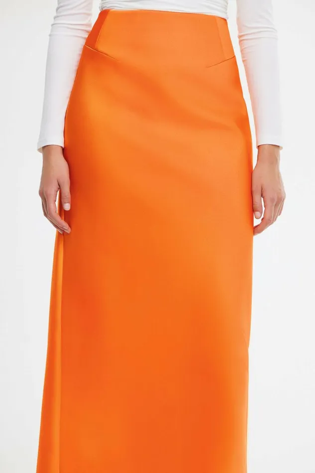 Women BALDERSTONE SKIRT Neon Tangerine Acler Skirts