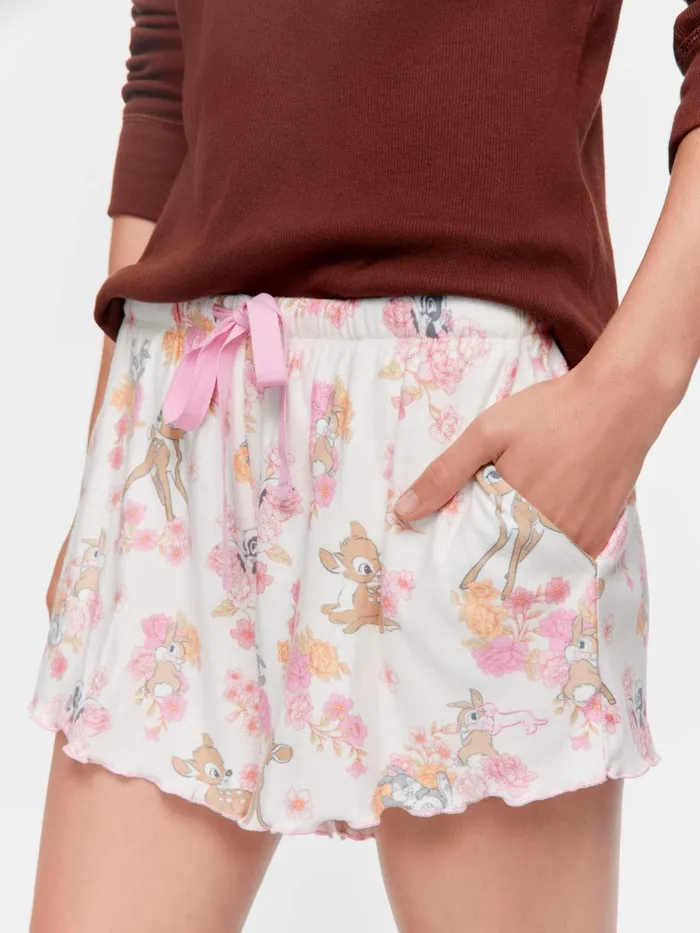 Women Bambi Pointelle Mini Short Multi Peter Alexander Shorts