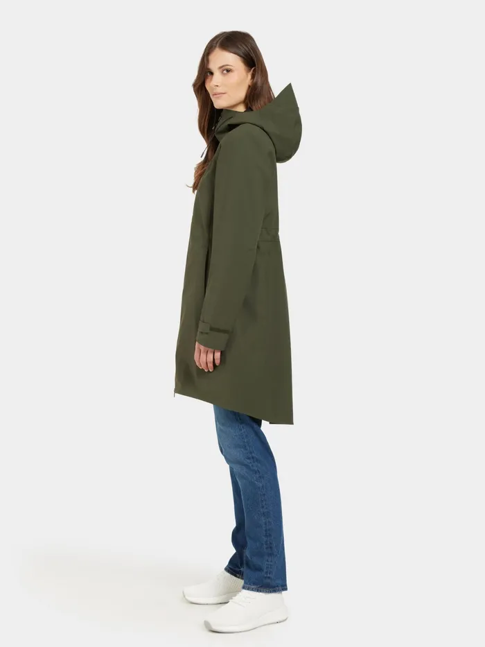 Women Bea Parka Deep Green Didriksons Spring Jackets