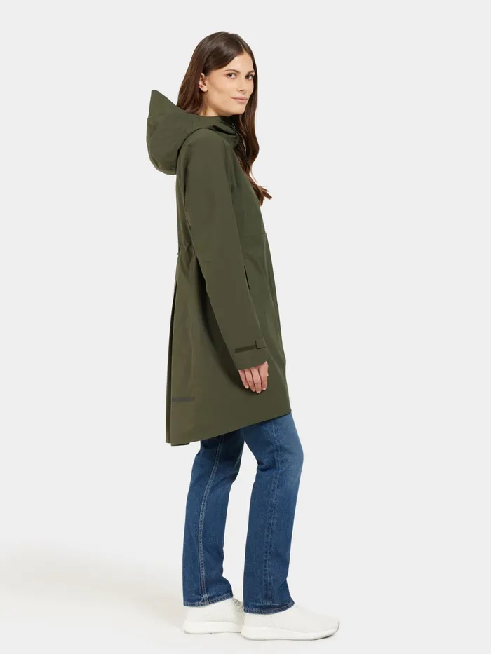 Women Bea Parka Deep Green Didriksons Spring Jackets