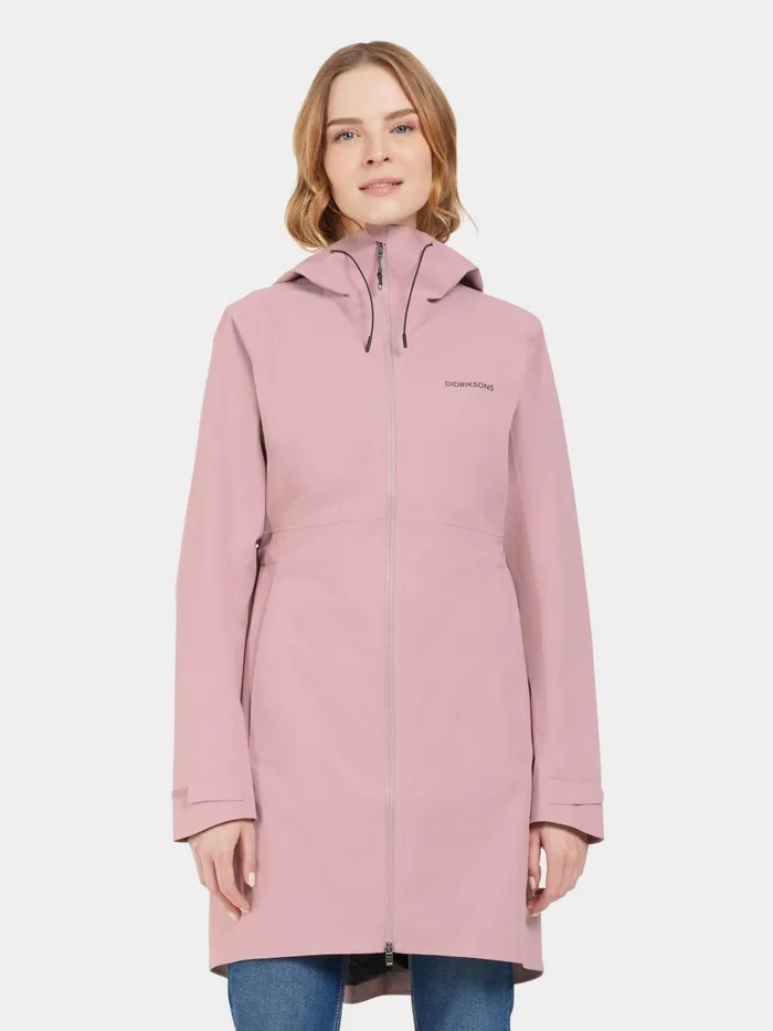 Women Bea Parka Oyster Lilac Didriksons Spring Jackets