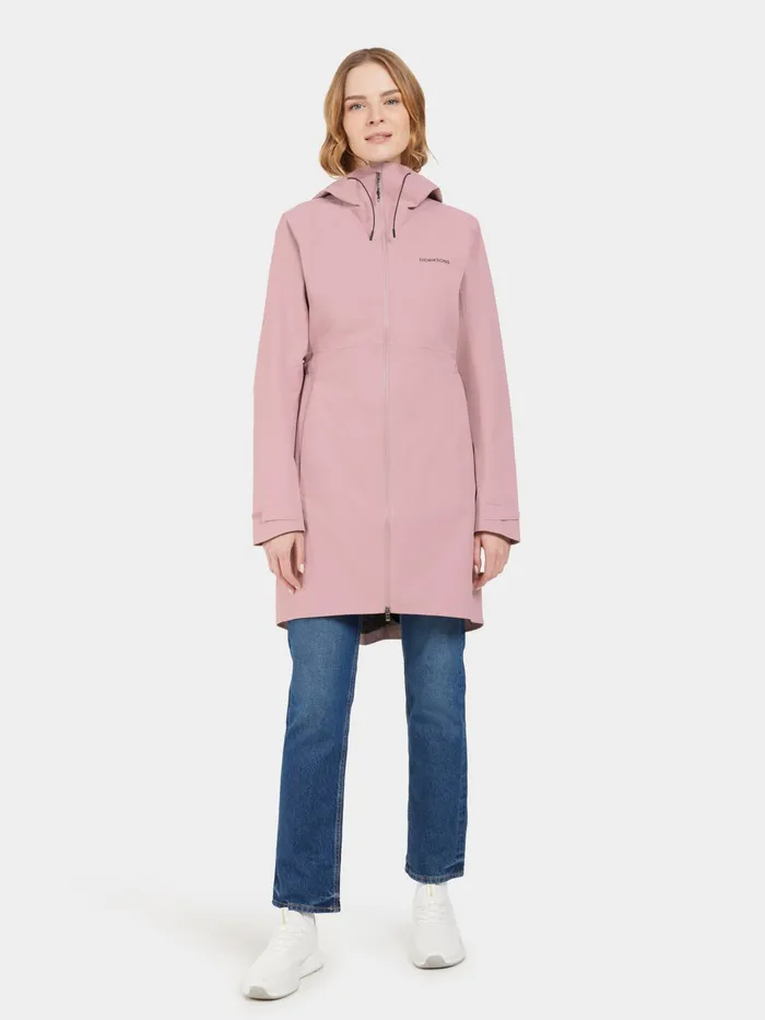 Women Bea Parka Oyster Lilac Didriksons Spring Jackets