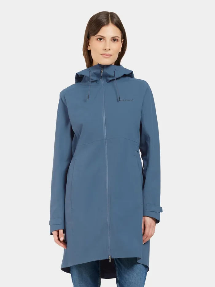 Women Bea Parka True Blue Didriksons Spring Jackets