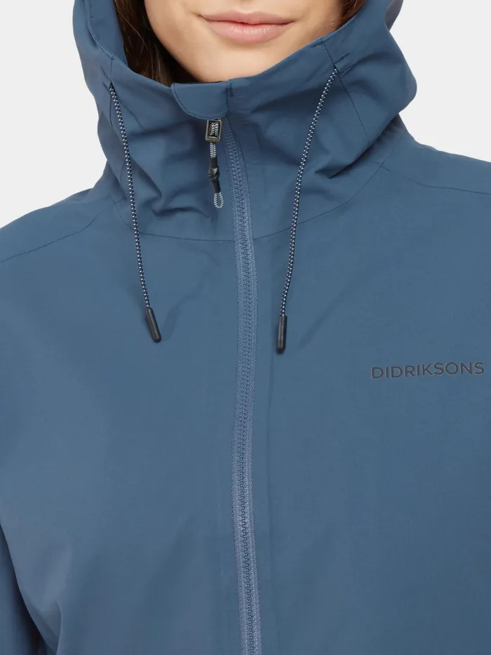 Women Bea Parka True Blue Didriksons Spring Jackets