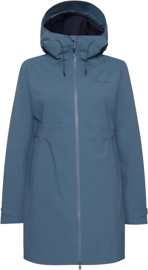 Women Bea Parka True Blue Didriksons Spring Jackets