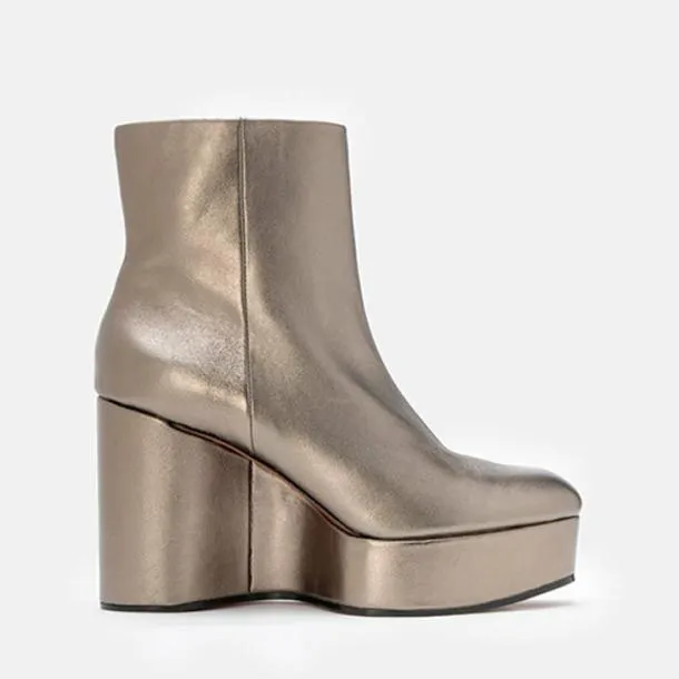 Women BELEN Metallic Gobi Clergerie Ankle Boots