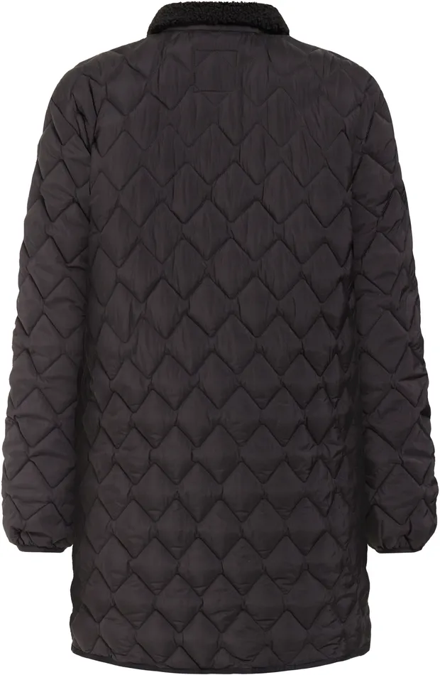 Women Betina Parka Black Didriksons Autumn Jackets