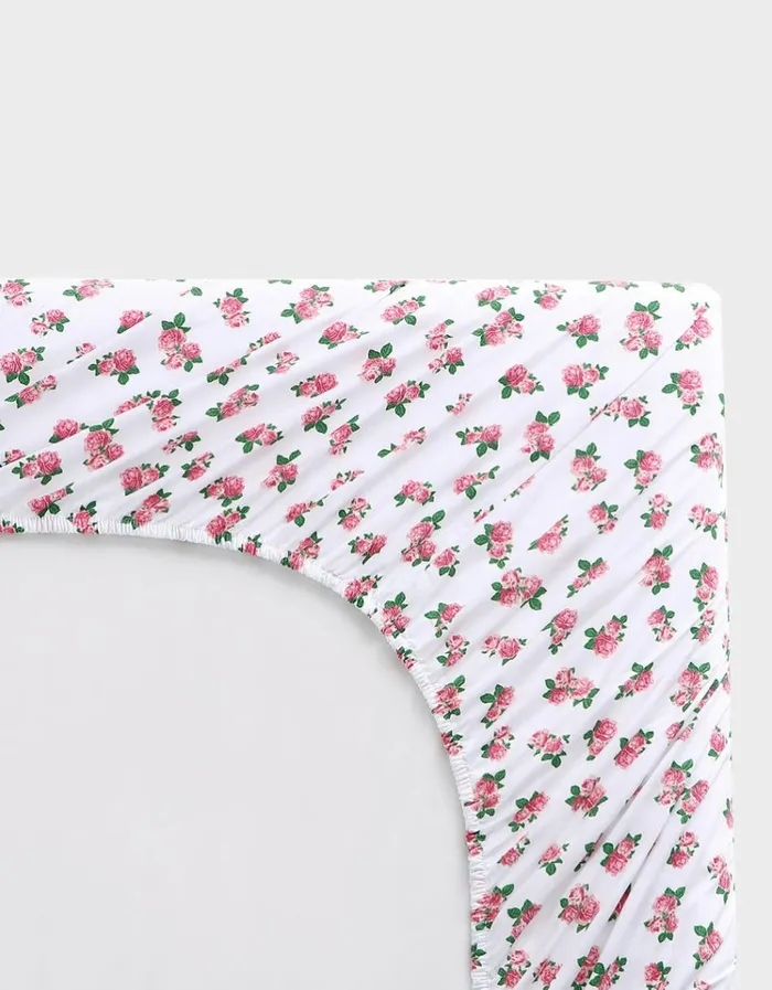 Women BETSEYS TINY PINK ROSES KING SHEET SET MULTI Betsey Johnson Women BETSEYS TINY PINK ROSES KING SHEET SET MULTI Betsey Johnson