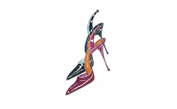 Women Black Suede Slingback Pumps Manolo Blahnik Pumps