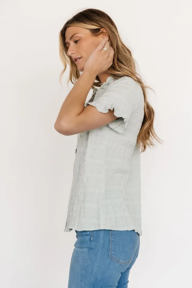 Women Blouses Shirts Baltic Born Zara Lace Top Sage Women Blouses Shirts Baltic Born Zara Lace Top Sage