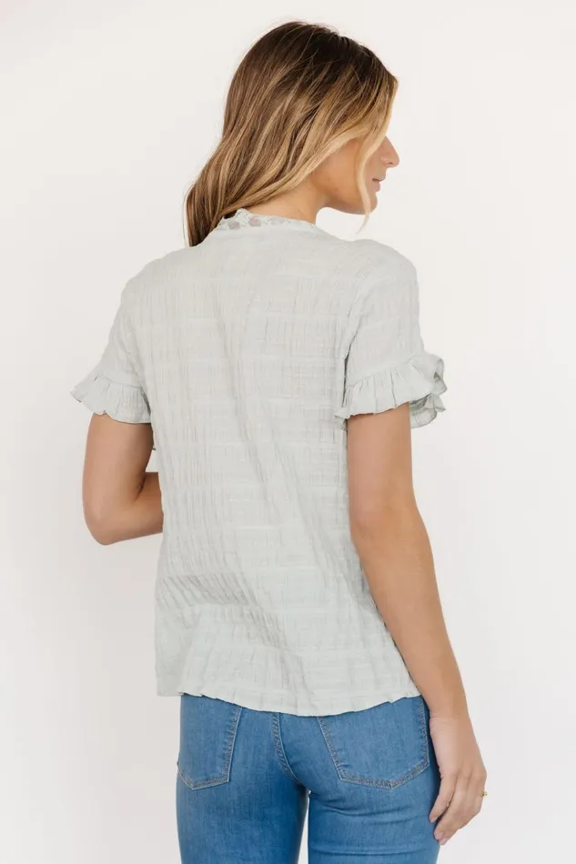 Women Blouses Shirts Baltic Born Zara Lace Top Sage Women Blouses Shirts Baltic Born Zara Lace Top Sage
