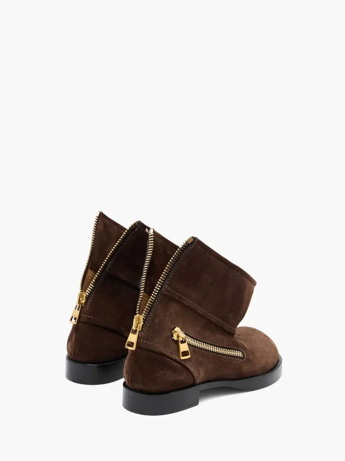 Women Boots JW Anderson BIKER BOOT 8211 LEATHER ANKLE BOOT Brown Women Boots JW Anderson BIKER BOOT 8211 LEATHER ANKLE BOOT Brown