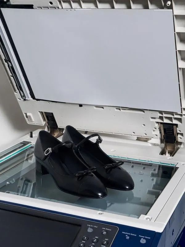 Women Bow CapToe Mary Jane Pumps 8211 Black Box CHARLES and KEITH Heels