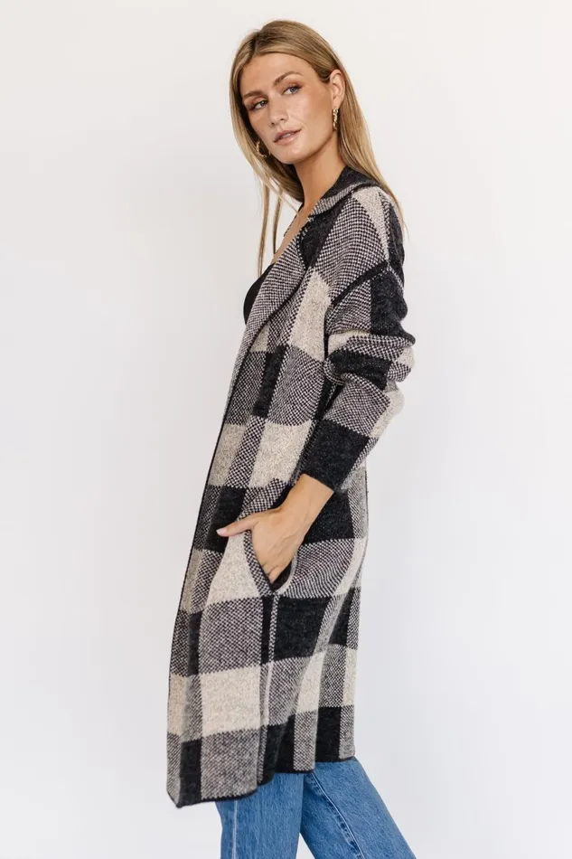 Women Cardigans Baltic Born Toronto Cardigan Black Taupe Women Cardigans Baltic Born Toronto Cardigan Black Taupe