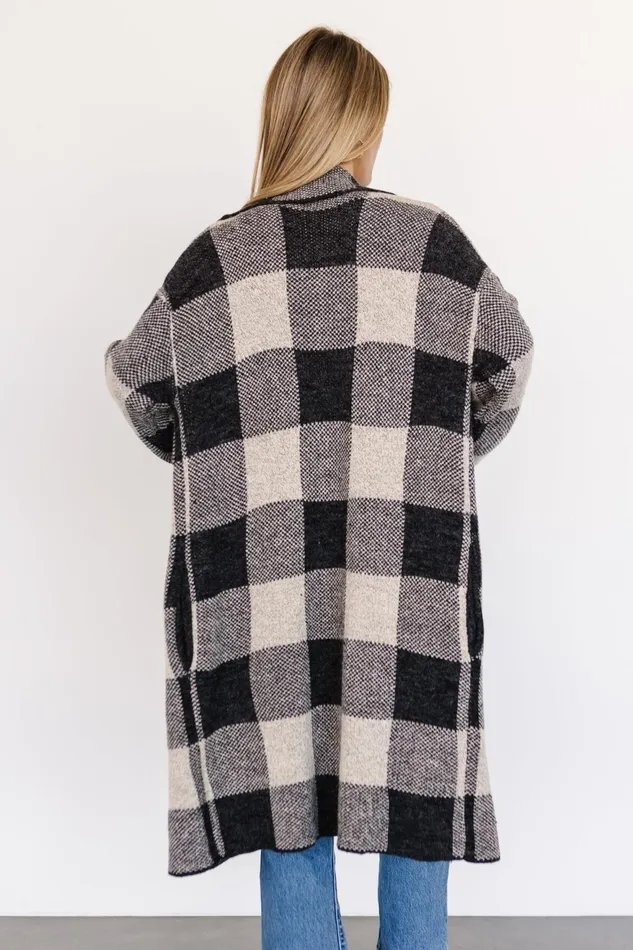 Women Cardigans Baltic Born Toronto Cardigan Black Taupe Women Cardigans Baltic Born Toronto Cardigan Black Taupe