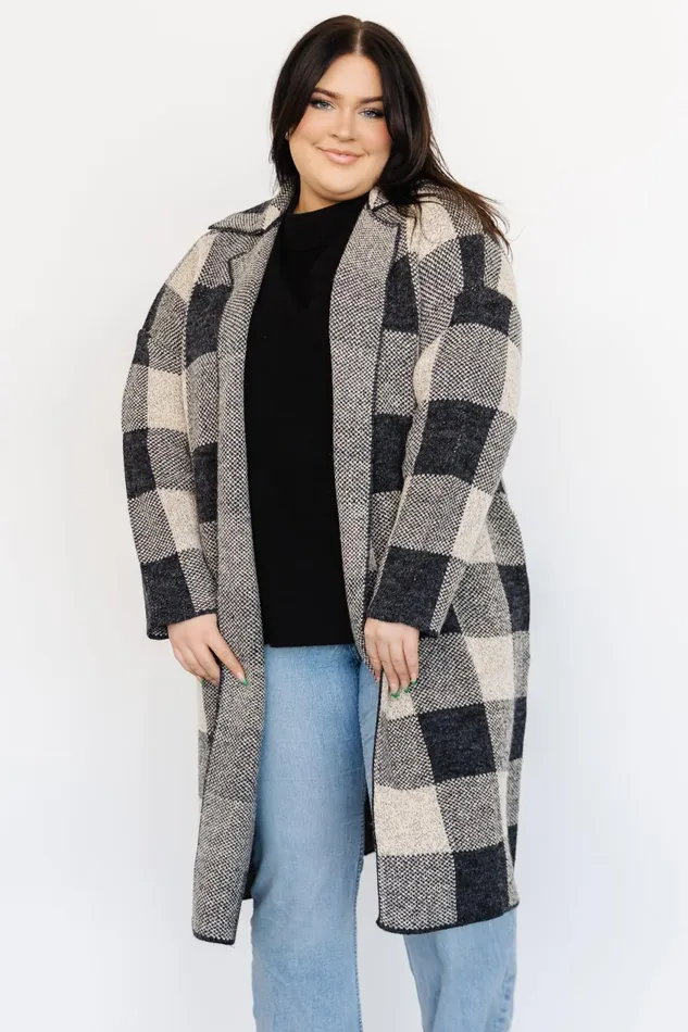 Women Cardigans Baltic Born Toronto Cardigan Black Taupe Women Cardigans Baltic Born Toronto Cardigan Black Taupe