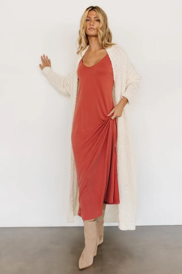 Women Cardigans Baltic Born Zonda Long Cardigan Cream