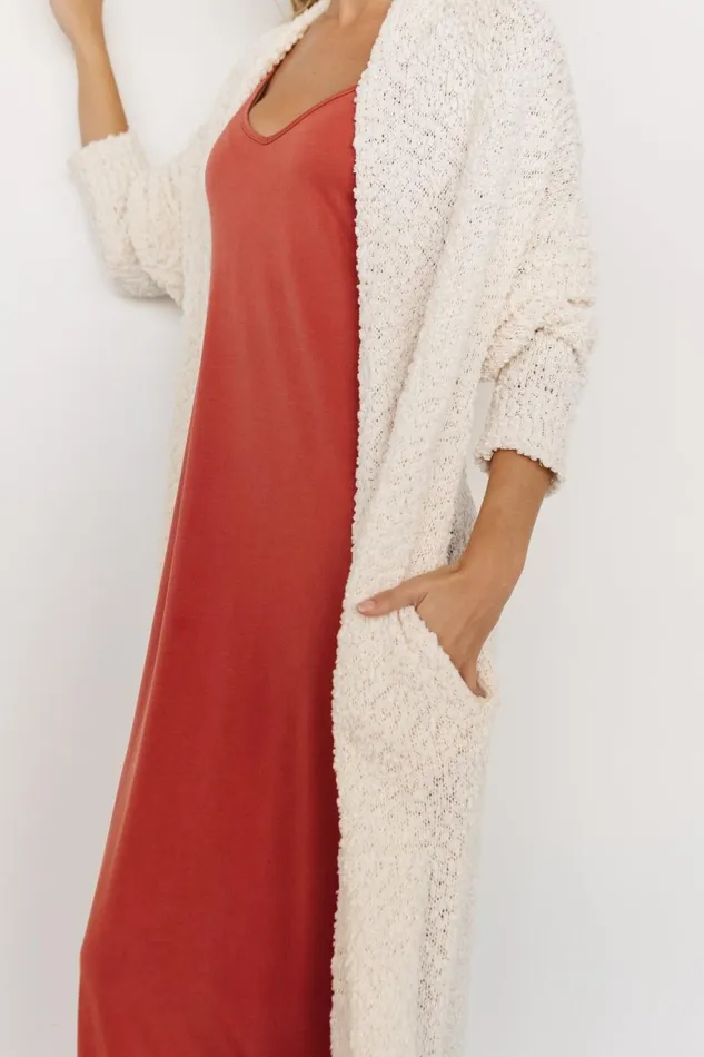 Women Cardigans Baltic Born Zonda Long Cardigan Cream Women Cardigans Baltic Born Zonda Long Cardigan Cream