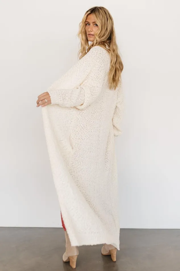 Women Cardigans Baltic Born Zonda Long Cardigan Cream Women Cardigans Baltic Born Zonda Long Cardigan Cream