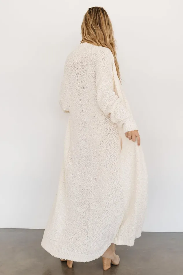 Women Cardigans Baltic Born Zonda Long Cardigan Cream Women Cardigans Baltic Born Zonda Long Cardigan Cream