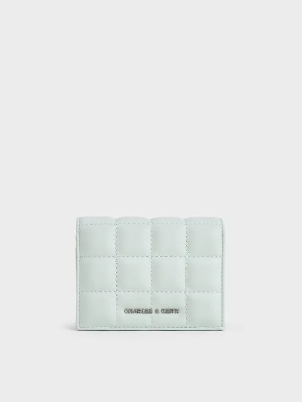 Women Cassia Quilted Mini Wallet 8211 Sage Green CHARLES and KEITH Wallets On Chain Women Cassia Quilted Mini Wallet 8211 Sage Green CHARLES and KEITH Wallets On Chain