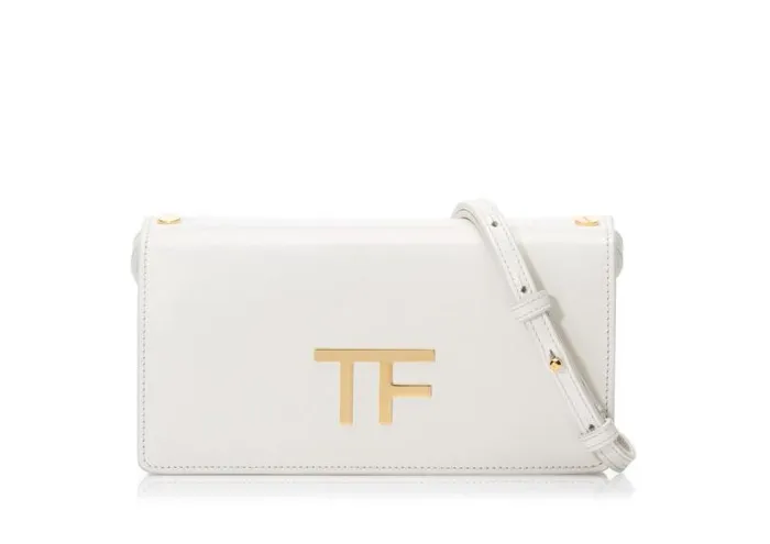 Women Clutches Tom Ford Box Palmellato Tf Mini Bag Chalk