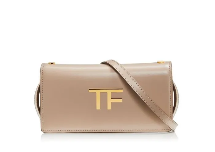 Women Clutches Tom Ford Box Palmellato Tf Mini Bag Silk Taupe