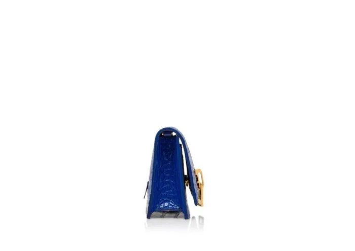 Women Clutches Tom Ford Stamped Croc Leather Jennifer Mini Bag On Chain