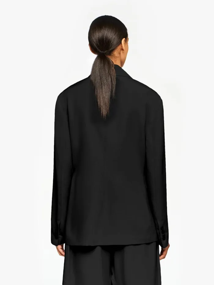 Women Coats and Jackets JW Anderson TAILORED WRAP BLAZER Black