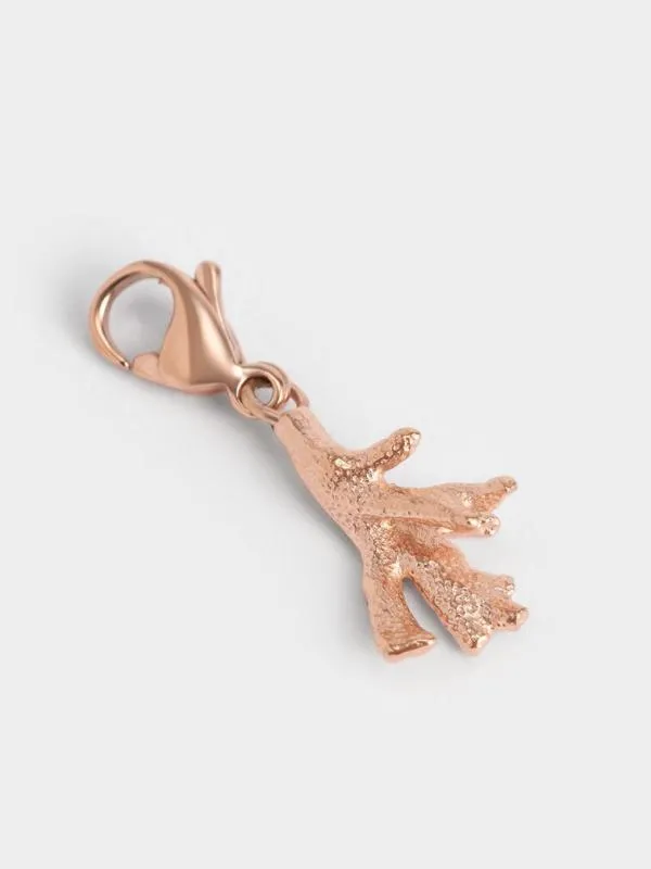 Women Coral Charm 8211 Rose Gold CHARLES and KEITH Charms