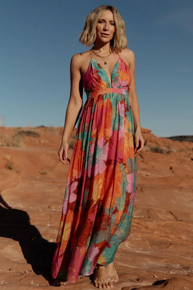 Women Cover Ups Baltic Born Miramar Maxi Dress Multi Print
