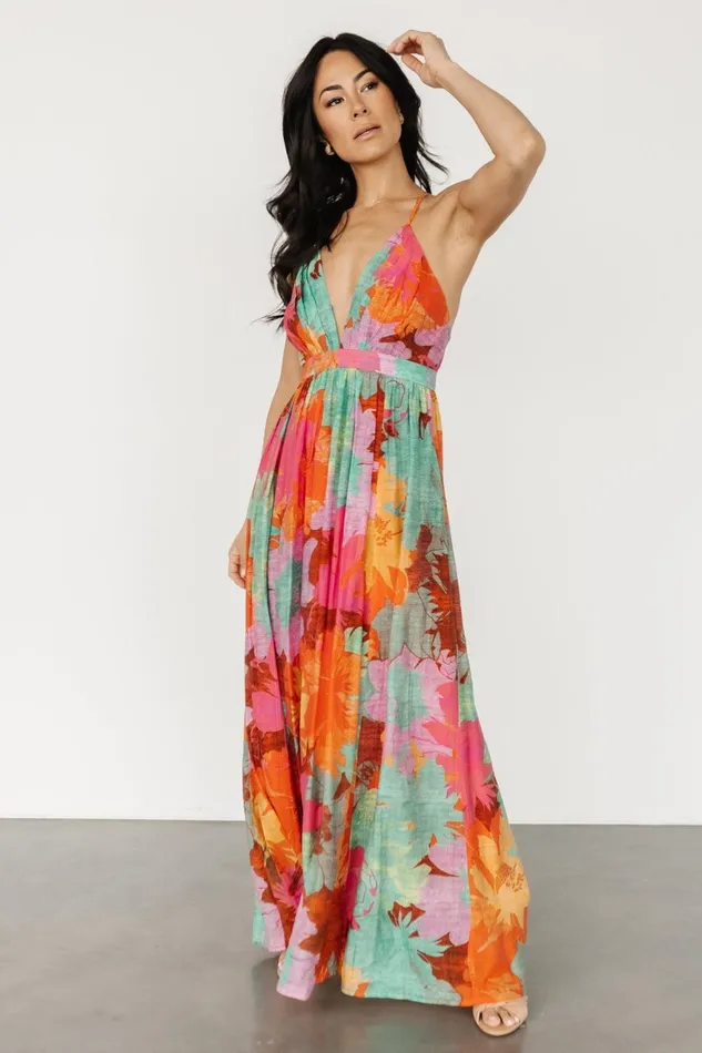 Women Cover Ups Baltic Born Miramar Maxi Dress Multi Print