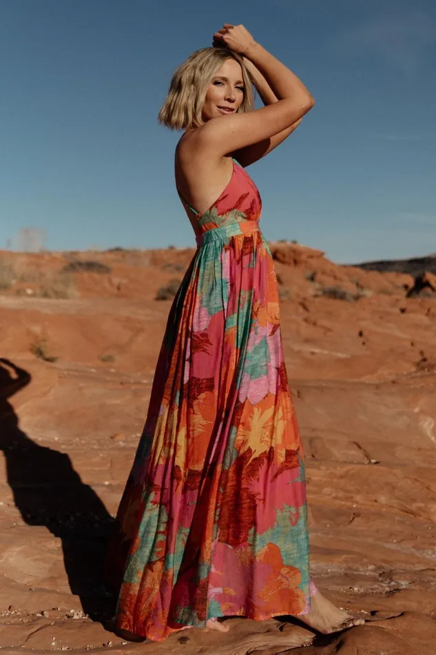 Women Cover Ups Baltic Born Miramar Maxi Dress Multi Print