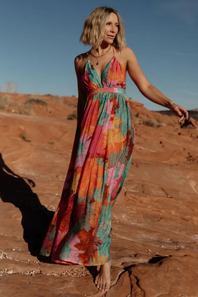 Women Cover Ups Baltic Born Miramar Maxi Dress Multi Print